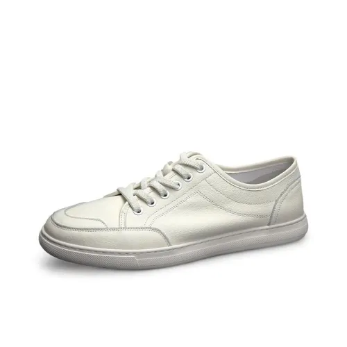 Devanro Белый Кроссовки Moisture Wicking Устойчивые к истиранию Дышащий Скейтбординг Кроссовки Низкий Топ Мужской