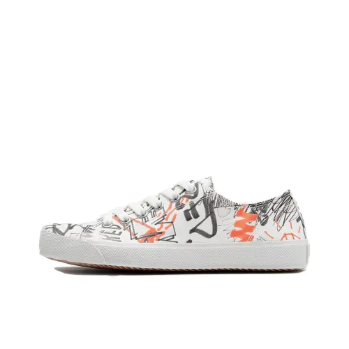 Maison Margiela Tabi Low Топ Стильные Скейтбординги Женские Белые