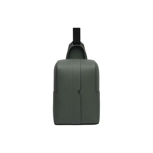 Valextra Телячья кожа Сумка на плечо Мужской Мускус Зеленый