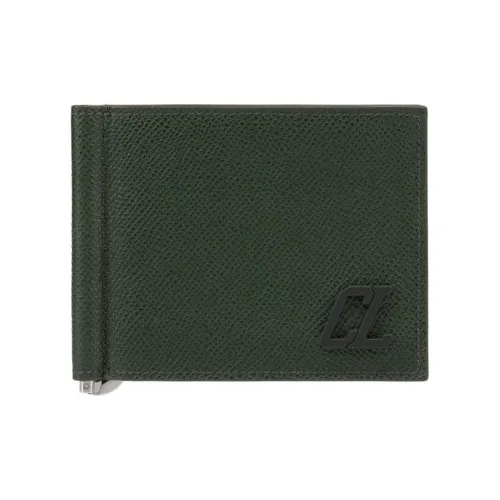 CL LUBOTING Телячья кожа Кошелек Мужской Зеленый