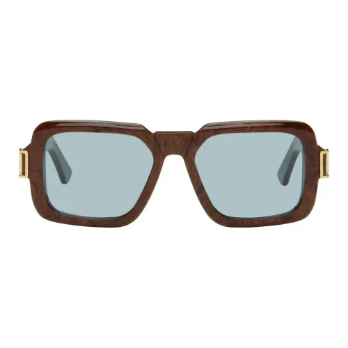 MARNI Ацетат Квадратные Солнцезащитные очки Мужские Коричневые