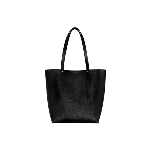 REBECCA MINKOFF Сумка из натуральной кожи сумка-тоут сумка для покупок обычная женская черная