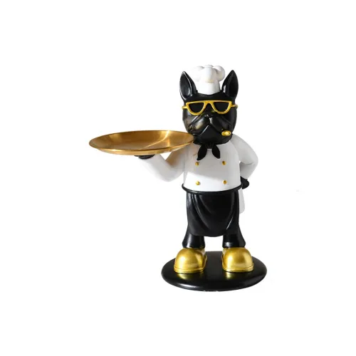 Боул Chef'S Шляпа Собака Орнамент Органайзер для обуви в прихожей Ключ Хранение Декоративный стол Дом Украшение Продукты на основе трендов