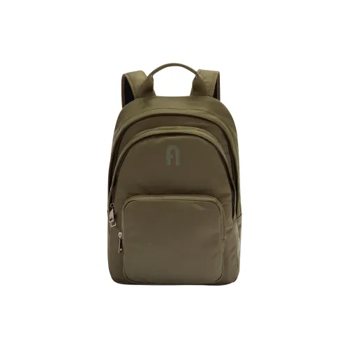 Furla Essential Нейлон Рюкзак Средний Мужской Армейский Зеленый