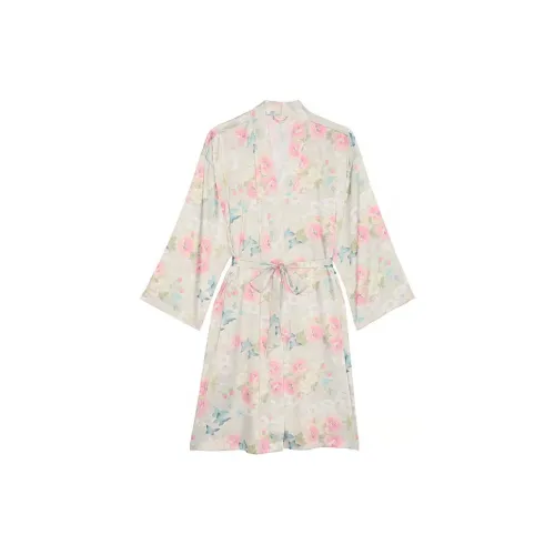 Victoria's Secret Сатин Midi Сиреневый Delicate Сад Сон Сиреневый Женские Белый Принт