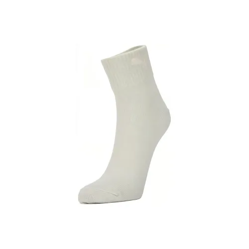 PUMA Низкие носки унисекс бежево-желтые