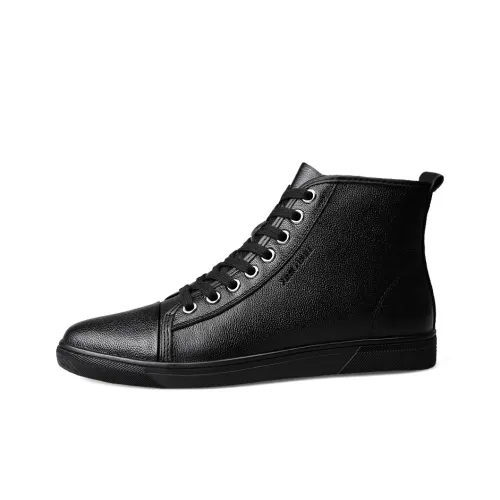 XIMO BULL Slip-Resistant Shock Absorbers с устойчивостью к истиранию Кроссовки для скейтбординга Мужские Черные