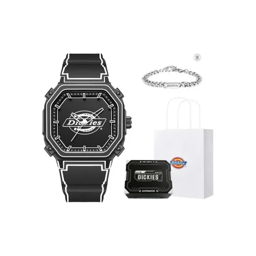 Dickies Наручные часы Кварцевый механизм Белый циферблат Унисекс