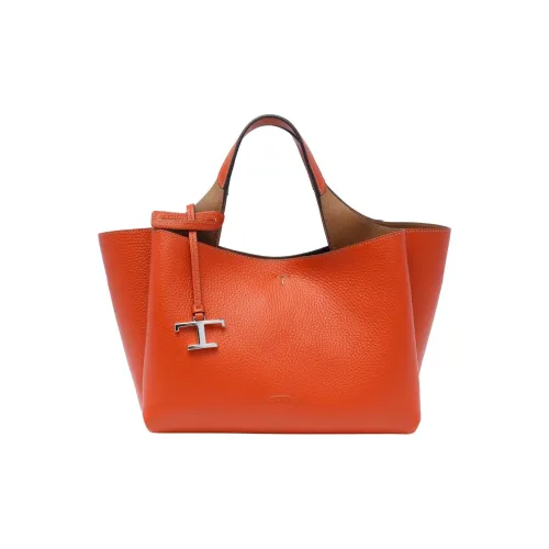 TOD'S Телячья кожа Сумка через плечо Сумка Мини Женская Апельсин