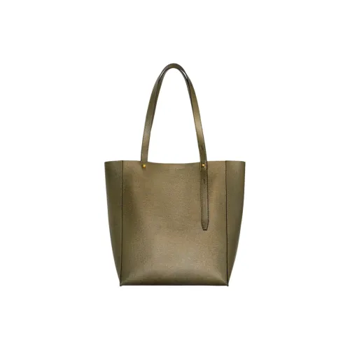 REBECCA MINKOFF Сумка из натуральной кожи сумка-тоут сумка для покупок женская золотая