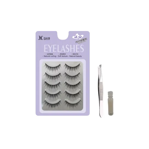 JIANYINGSHU Естественный Накладные ресницы для завивки утолщение стиль 5 пар коробка