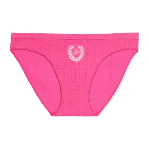 Victoria's Secret Розовый Бесшовный Бикини Panty C R L P г Нижнее белье Женские 1 шт Рубиново-красный