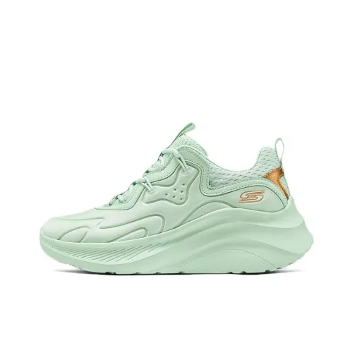 Skechers Bob's Дышащий и Устойчивый Низкий Топ Casual Женский Зеленый