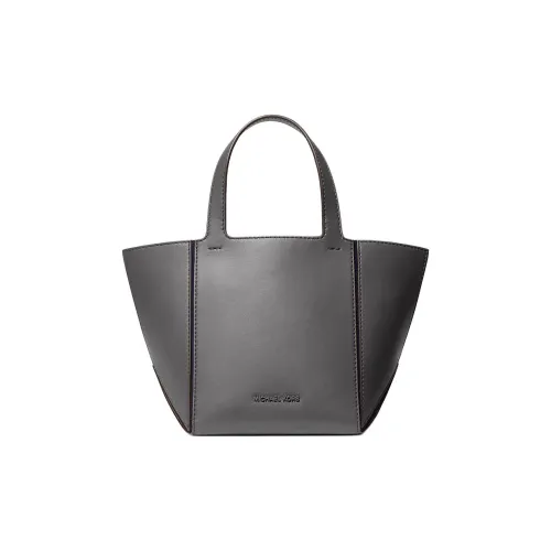 MICHAEL KORS Кожа Тоут Сумка Сумка для покупок Сумка Маленькая Женская Сланцево-Серый