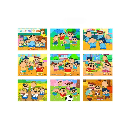 3D JP Тору Казама Сато Масайо Синносукэ Нохара Карандаш SHIN Chan Милый 80 Штук Пазл Слепые Коробки