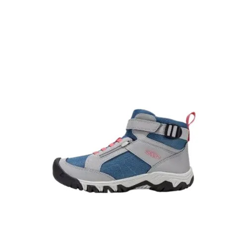 KEEN Targhee Boundless Износостойкий Дышащий Низкий Топ Детская Беговая Обувь Серый Детский