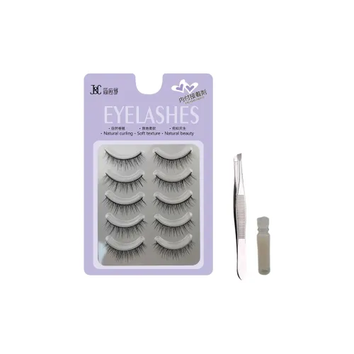 JIANYINGSHU Свежий стиль феи Накладные ресницы Клей Версия 5 пар коробка