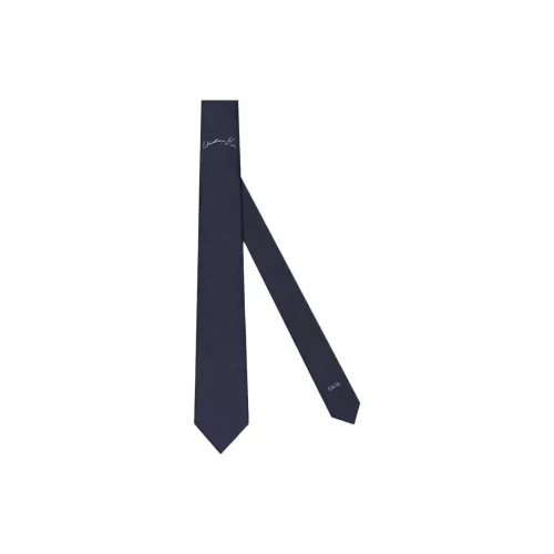 DIOR Тутовый шелк Галстуки Мужской Морской синий
