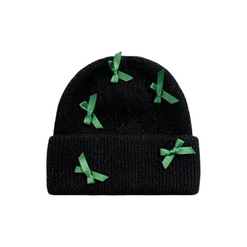 NOMK Акриловые шапки-бини Женские Черный Белый Серый Розовый Синий Фиолетовый