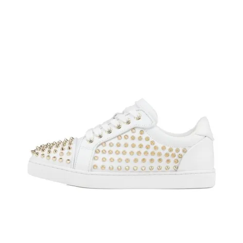 CL Vieira Night Spikes Low Топ Скейтборд Кроссовки Женские Белые