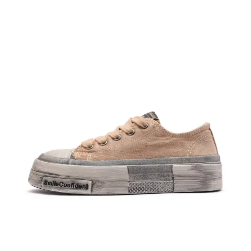 Mengsai Canvas Shoes Low Top Коричневый Унисекс