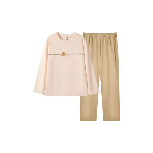 ROUKEER Пшеница Мужской Пижамный Комплект