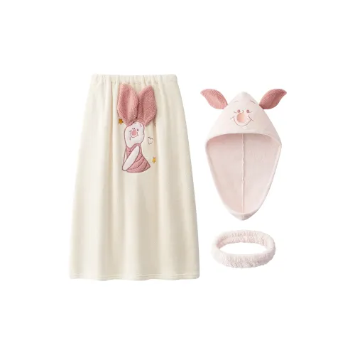 Gongdie X Disney Хлопальные халаты Женские Розовые