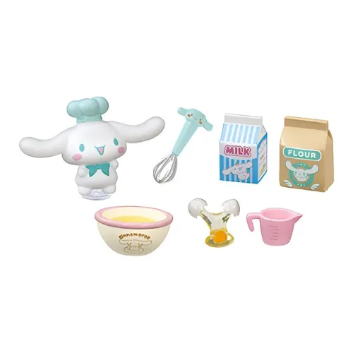 RE MENT x Sanrio Cinnamoroll Yugui Dog Kitchen Play Food Single Mystery Box Целая коробка 8 шт