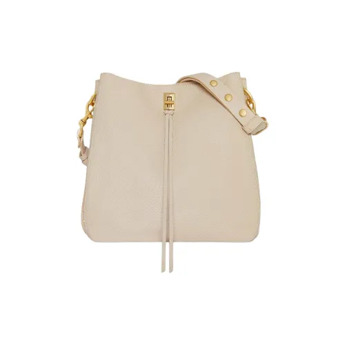 REBECCA MINKOFF Сумка через плечо из натуральной кожи женская цвет экрю