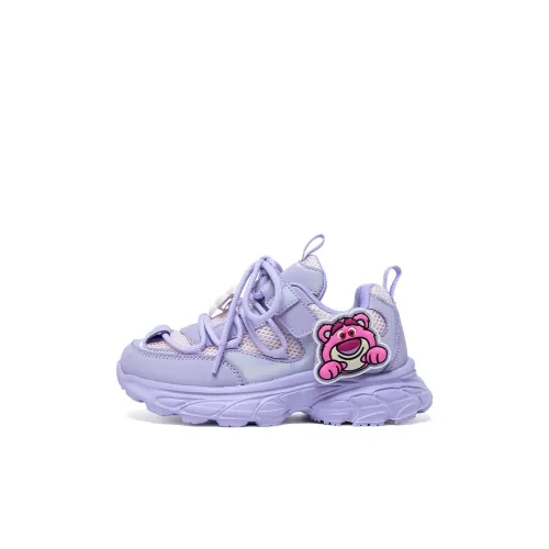 Disney Strawberry Bear Series Противоскользящие и Износостойкие Дышащие Детские Лифтшуз Фиолетовые