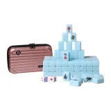 20 мм Aqua Blue + Мини-чемодан + Скатерть (в случайном цвете)