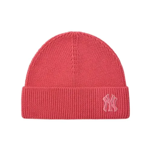 Mlb Base Logo Нейлон Акрил Шапки-бини Унисекс Розовый