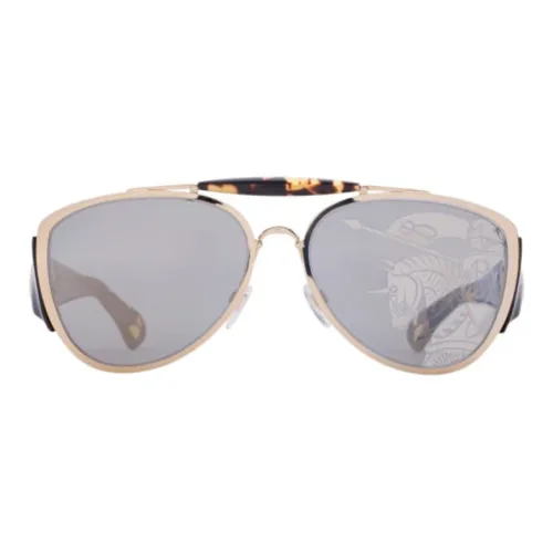 Burberry Металл Aviator Солнцезащитные очки Унисекс Tortoiseshell