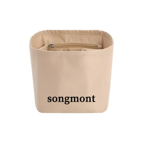 Прилив Сатиновый Хранение и Организация Внутренний Карман Средний Размер Подкладка Сумка Аксессуар Женский Бежевый Кофейный