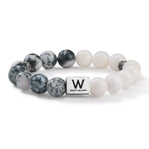 West Island Древесное зерно Агат Браслеты Унисекс