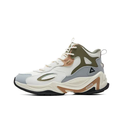 PEAK Casual Высокий Топ Белый Зеленый Женский