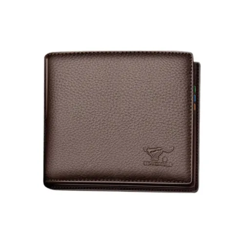 SEPTWOLVES Коровья кожа Кошелек Мужской Кофе
