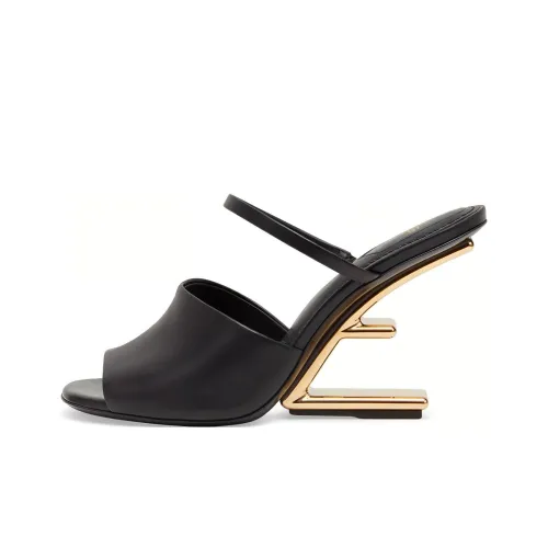 Fendi First Слипоны Женские Черные