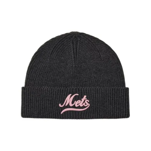 Mlb Base Logo Нейлоновые Шапки-бини Унисекс Темно-серый