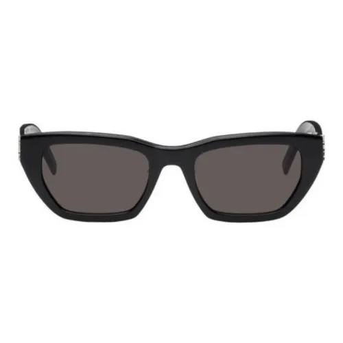 SAINT LAURENT Переработанный ацетат Кошачий глаз Солнцезащитные очки Мужской Черный