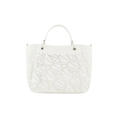 ARMANI EXCHANGEAE Полиуретан Тоут Сумка Сумка для покупок Сумка через плечо Сумка среднего размера Женская Белая