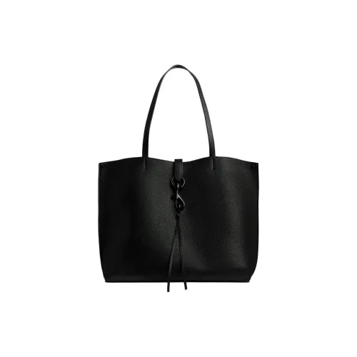 REBECCA MINKOFF Сумка из натуральной кожи сумка-тоут сумка для покупок сумка через плечо женская черная