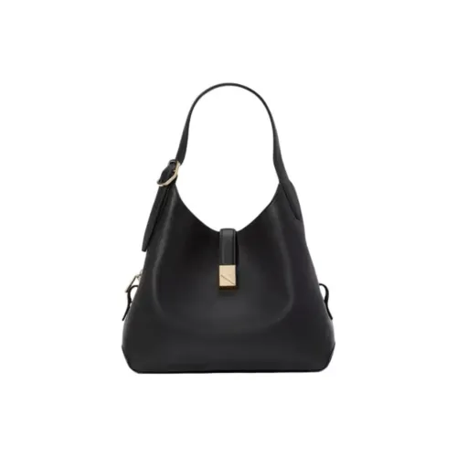 Kate Spade Сумка из галечной кожи с коровьей кожей сумка через плечо стандартная женская черная