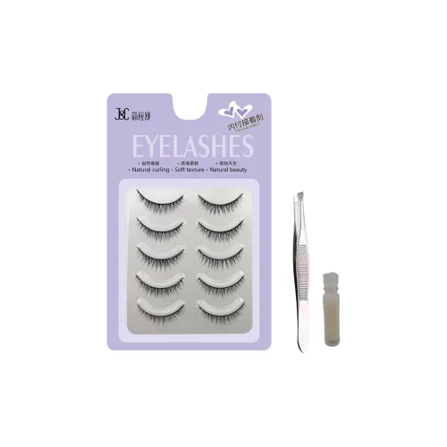 JIANYINGSHU Повседневный Nude Makeup LOOK Накладные ресницы Клей Версия 5 пар коробка
