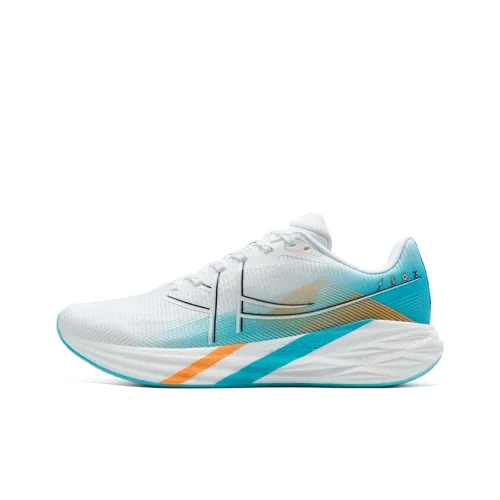 XTEP Speed 5,0 Беговые кроссовки Низкий верх Классический Белый/Smart Синий/HIGHLIGHT Оранжевый Мужской