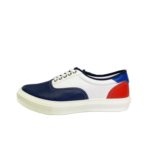 LOUIS VUITTON Trocade Low Топ Скейтборд Кроссовки Мужские Белый Красный Синий