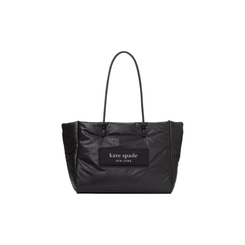 Kate Spade Полиэстер Тоут Сумка Сумка для покупок Сумка на плечо Сумка Большая Женская Черная