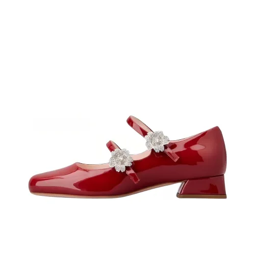 Roger Vivier Туфли Мэри Джейн Красные Женские