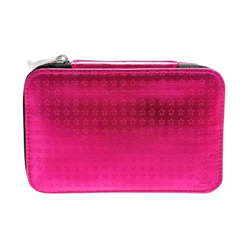 SAINT LAURENT Ярко-фиолетовая замша косметички хранение