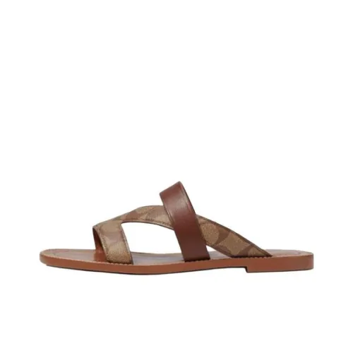 COACH Harlan Антибактериальные Слипоны Женские Коричневые